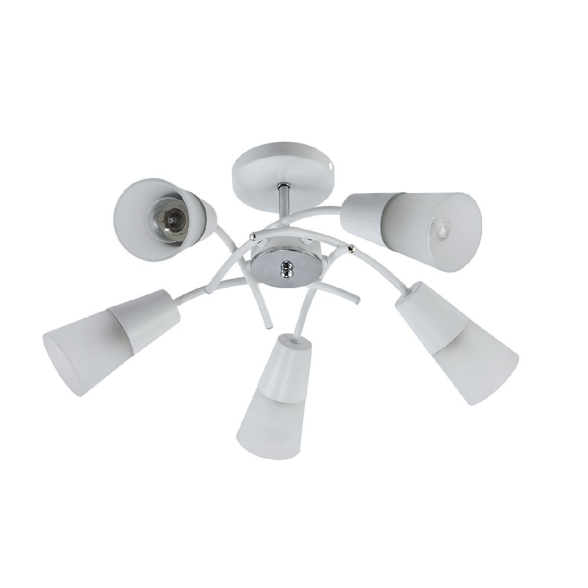 Люстра на штанге Escada Calla 1109/5P White