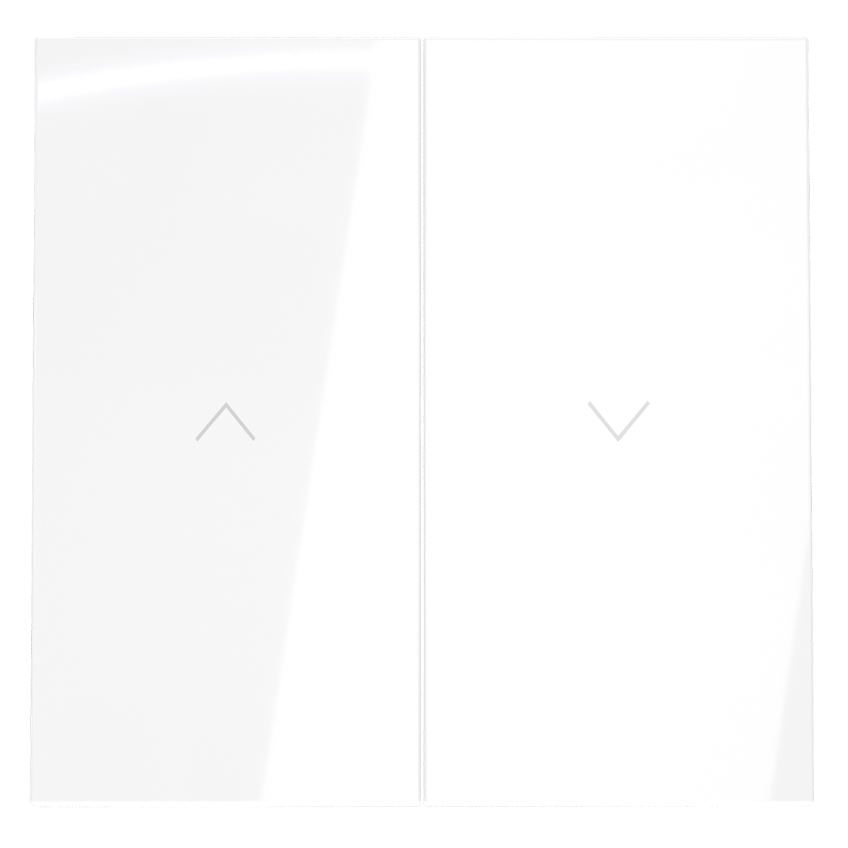 Клавиши для выключателя жалюзи Voltum S70 (белый глянцевый) VLS002501