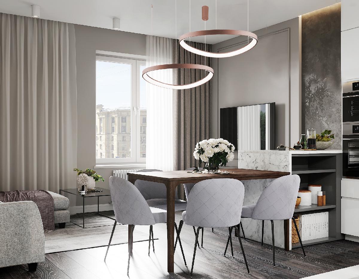 Подвесной светодиодный светильник Milosh tendence 0686CL-60BR