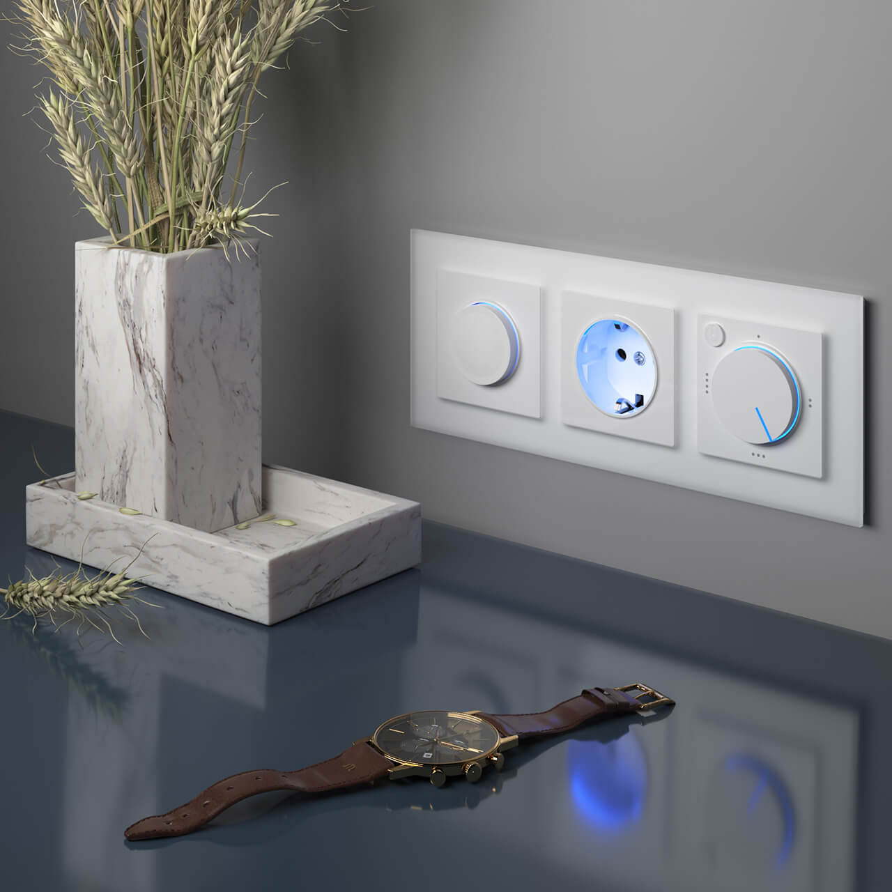 Диммер с подсветкой Werkel белый W1142101 4690389155260 в Москве