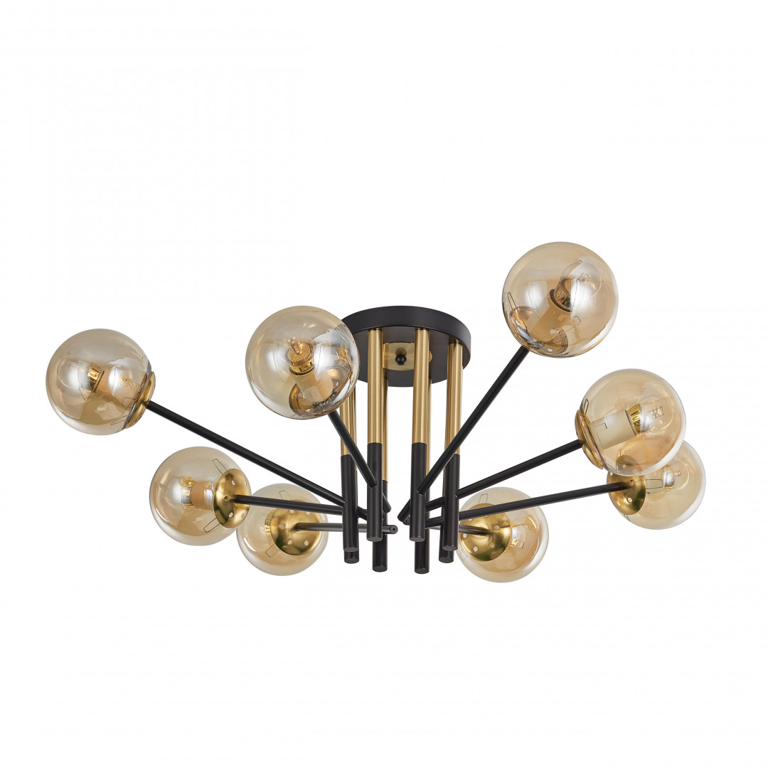 Потолочная люстра Arte Milano Neapolis 273708/8 BK/GD