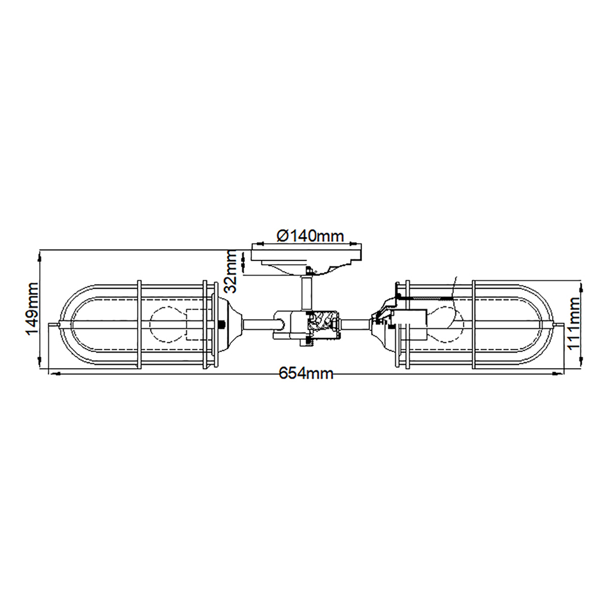 Потолочный светильник Feiss Urban restoration QN-URBANREST-3SF