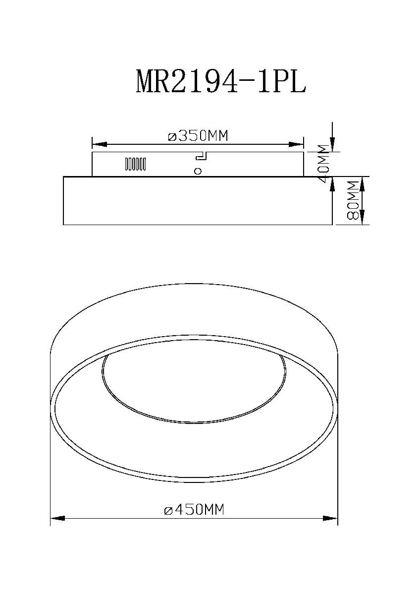 Потолочный светильник Myfar Shannon MR2194-1PL
