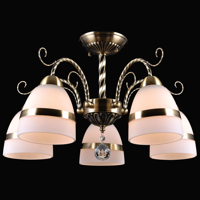 Люстра на штанге Natali Kovaltseva Grenoble 75103-5C ANTIQUE