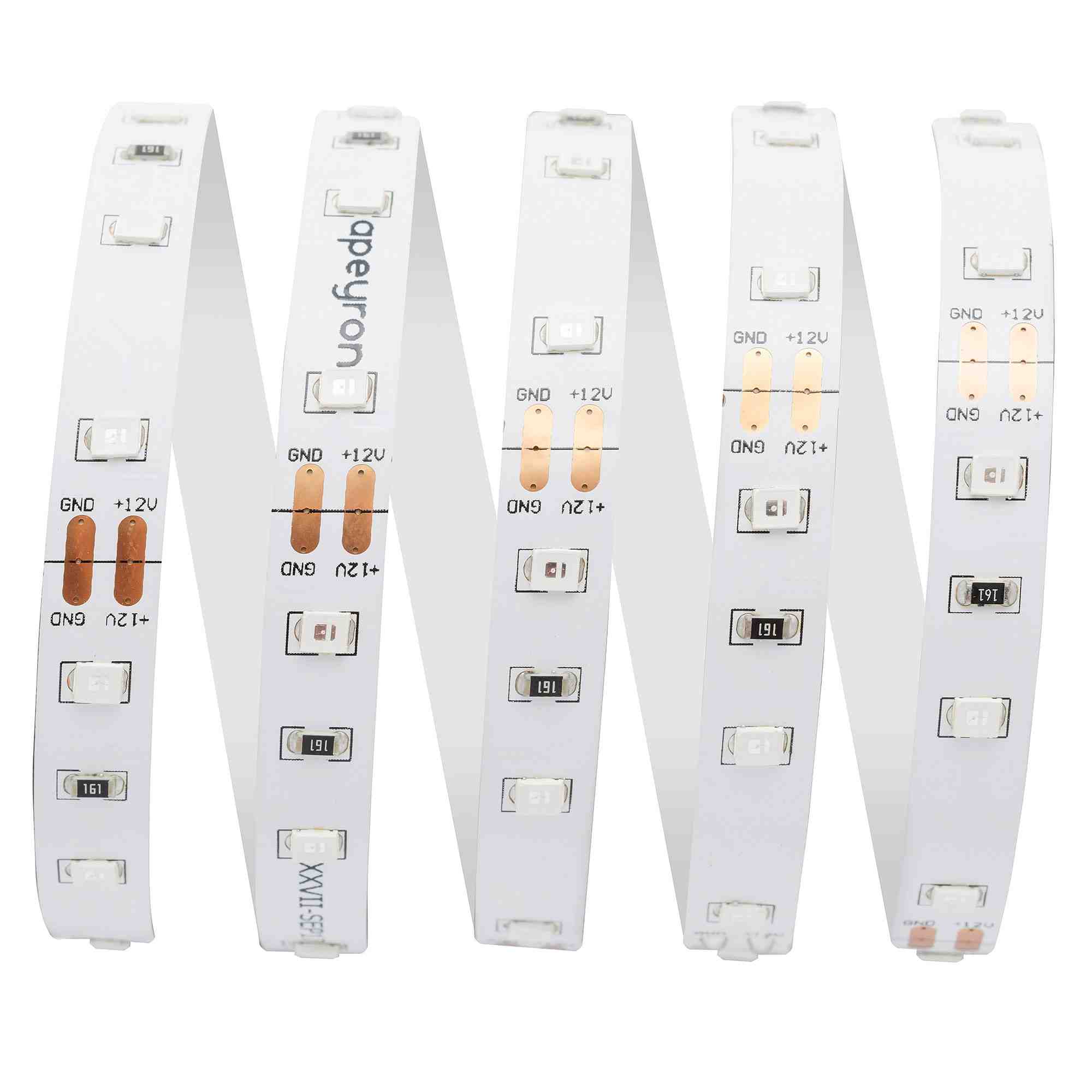 Светодиодная лента Apeyron 12В СТ 4,8Вт/м smd3528, 60д/м IP20 5м синяя 00-01