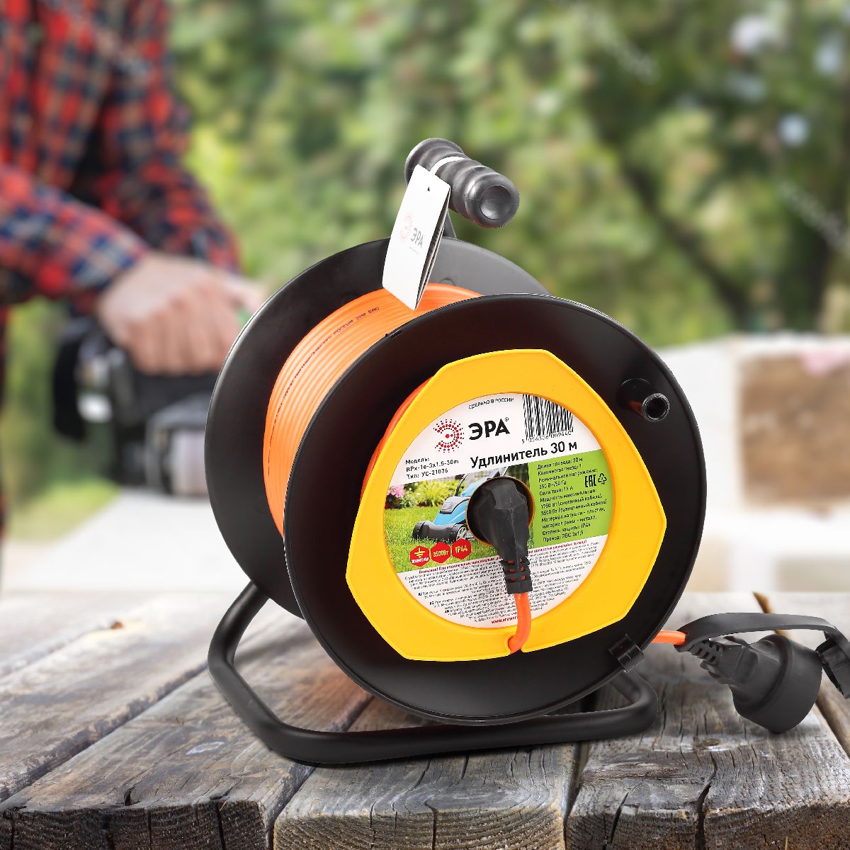 Удлинитель силовой Эра RPx-1e-3x1.5-30m Б0046838