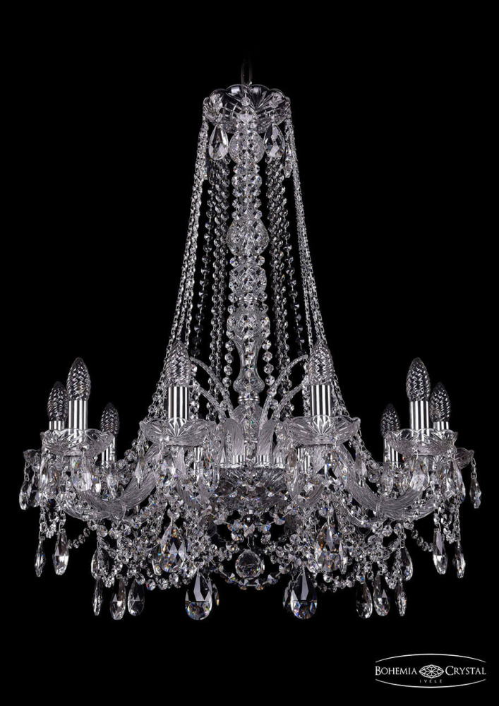 Подвесная люстра Bohemia Ivele 1411/10/240/h-83/Ni