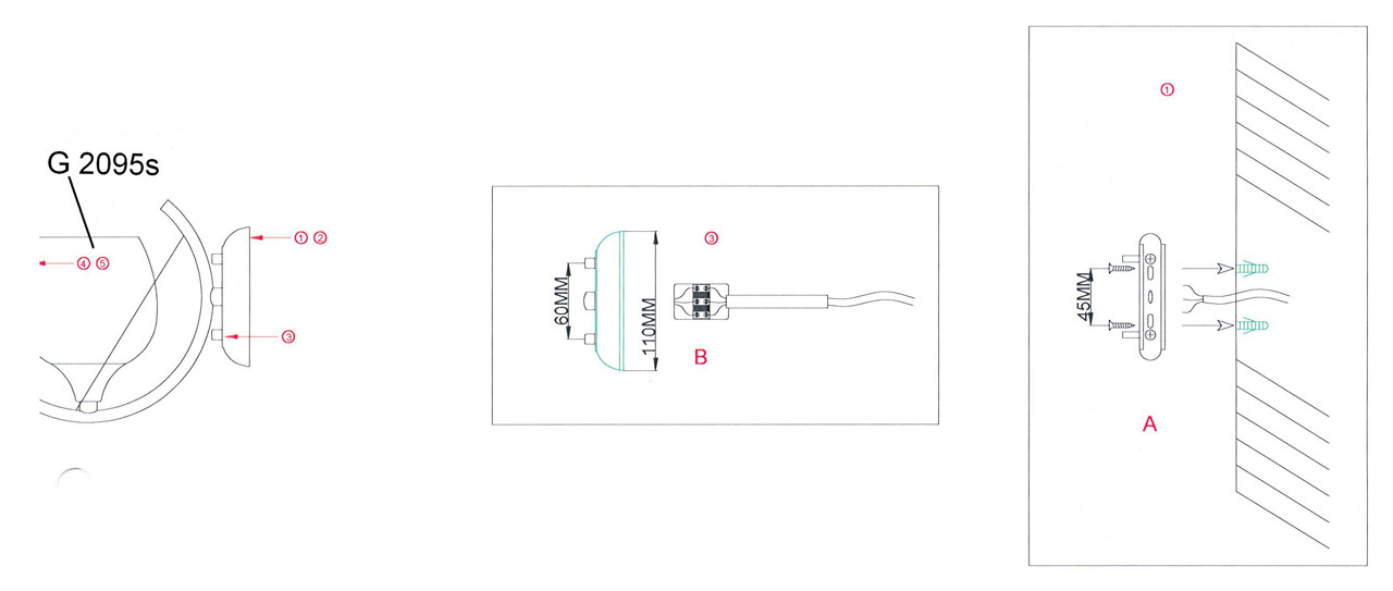 Бра Odeon Light Mosaic 2095/1W