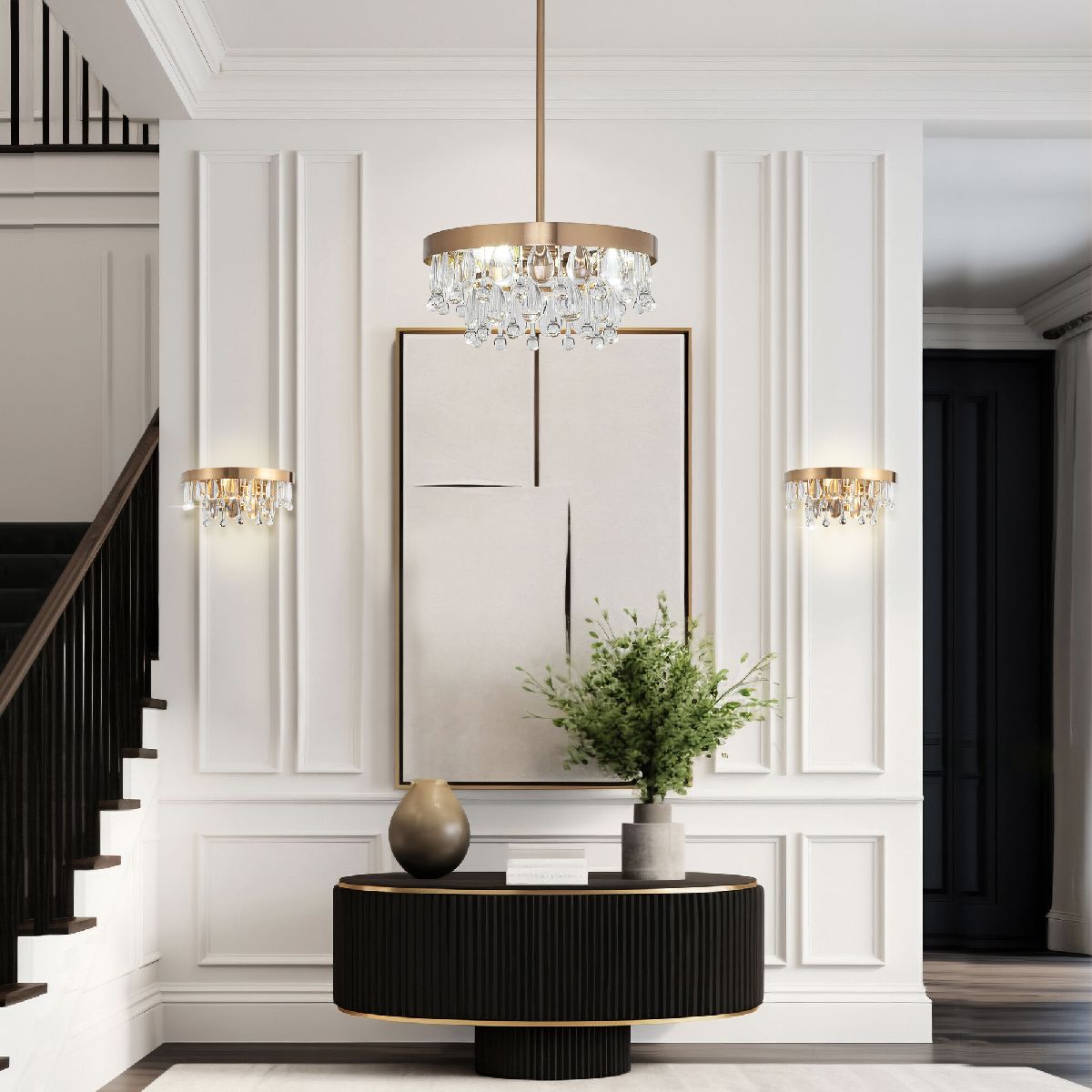 Подвесная люстра Eurosvet Sophie 60165/3 латунь Smart a065755