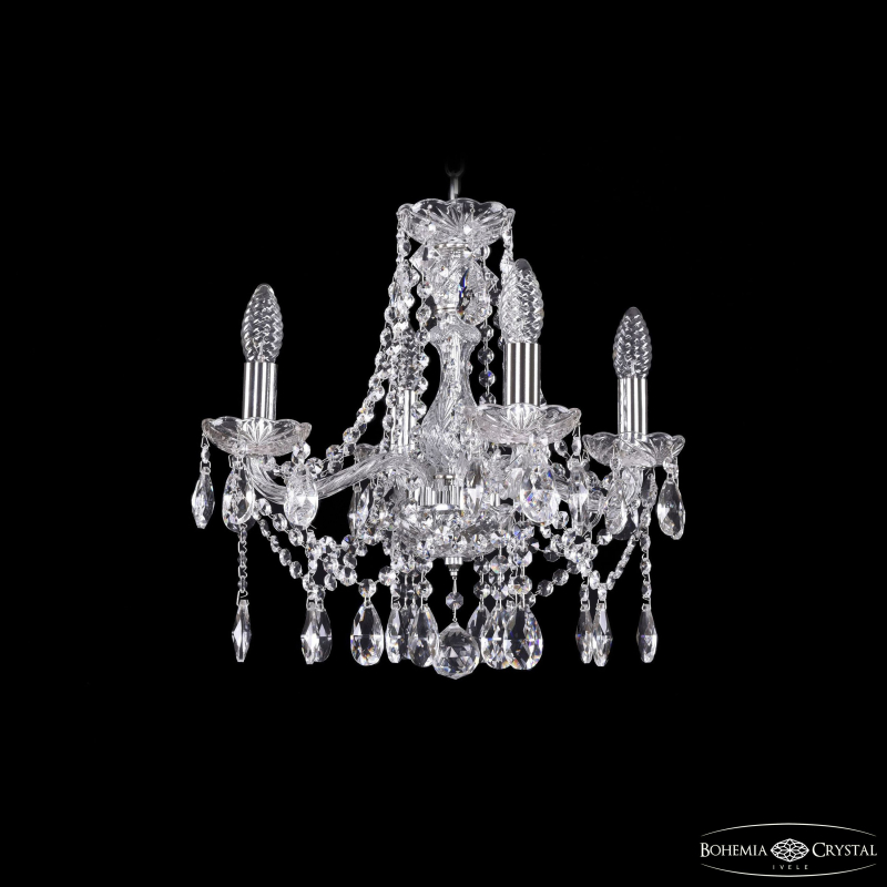 Подвесная люстра Bohemia Ivele Crystal 1413/4/141 Ni