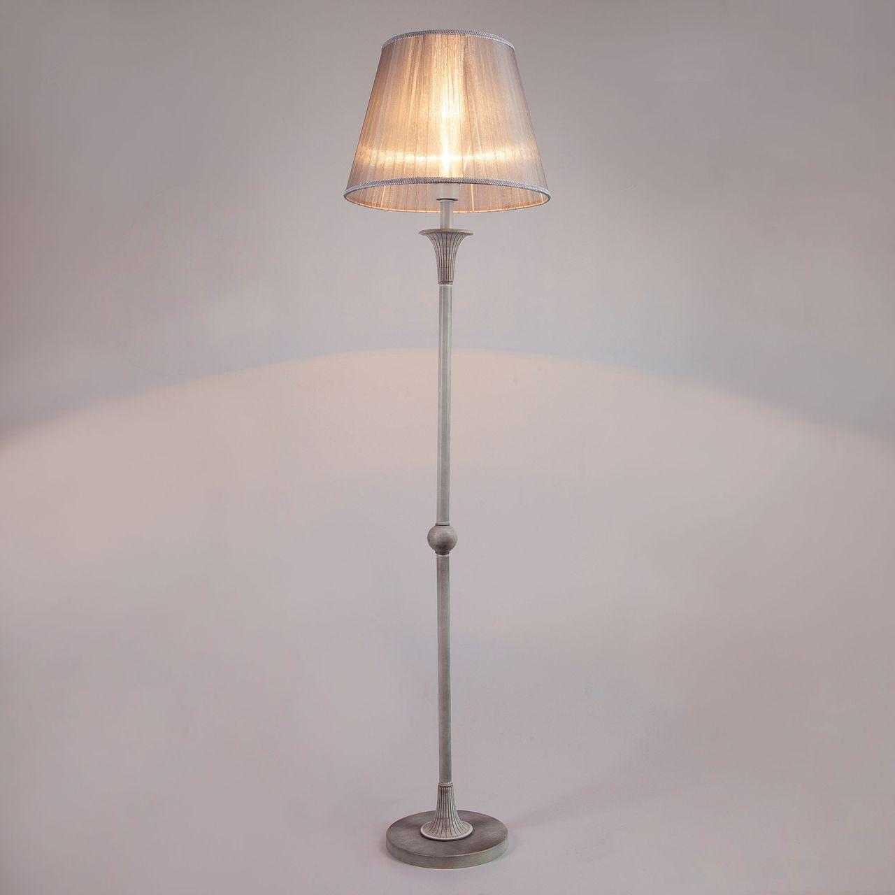 Торшер Eurosvet Elegy 01027/1 серый