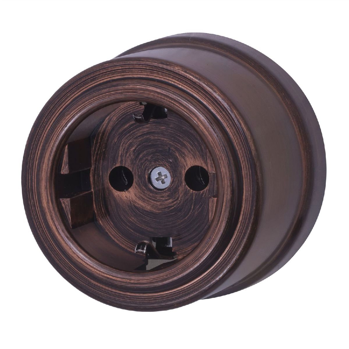 Розетка с заземляющим контактом Bironi Лизетта B1-101-16