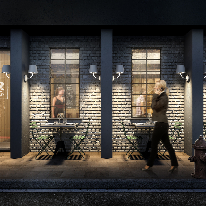 Уличный настенный светильник DesignLed W-17910-7-GR-WW 007615