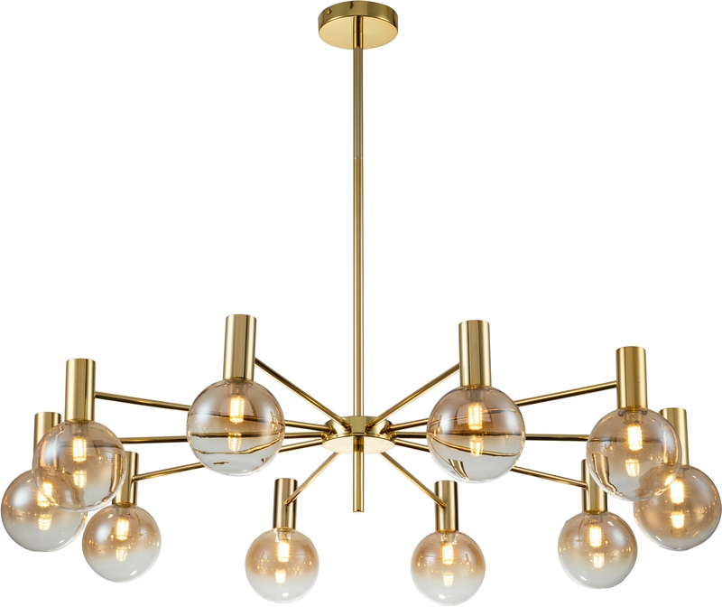 Люстра на штанге Indigo Collana 13015/10R Gold V000221