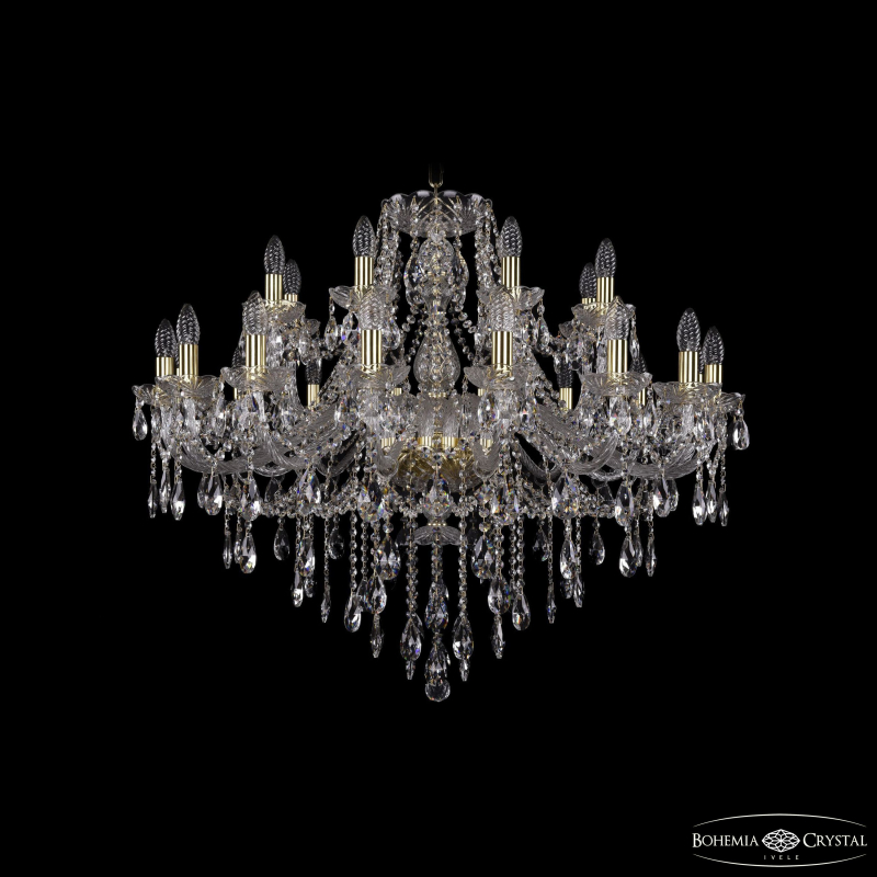 Подвесная люстра Bohemia Ivele Crystal 1415/16+8/360 G
