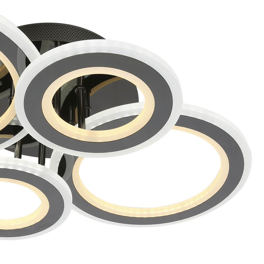 Потолочная светодиодная люстра Seven Fires Eveik SF7010/4C-BKCR