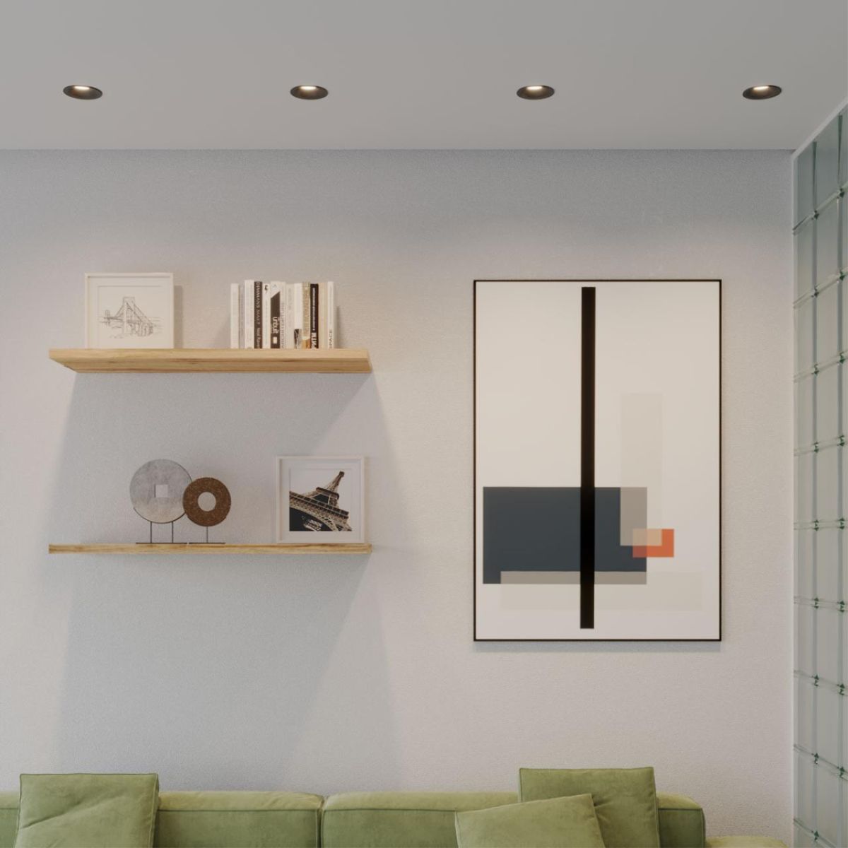 Встраиваемый светильник с переключателем цв. температуры Novotech Wir Eclat 359887