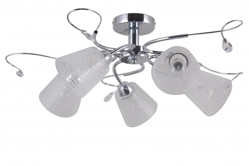 Люстра на штанге Natali Kovaltseva 76057/5C CHROME