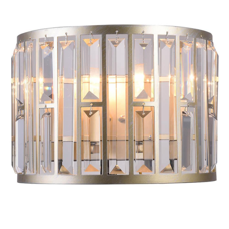 Настенный светильник Lumien Hall Кароль 0003/2W-SRGD-CL