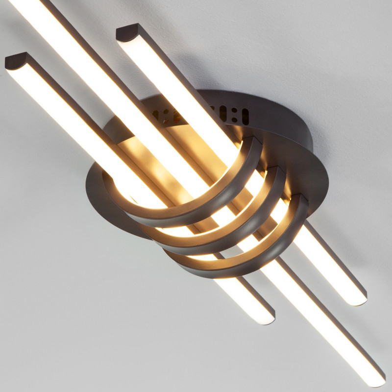 Потолочная люстра Eurosvet SKYLINE 90243/3 кофе