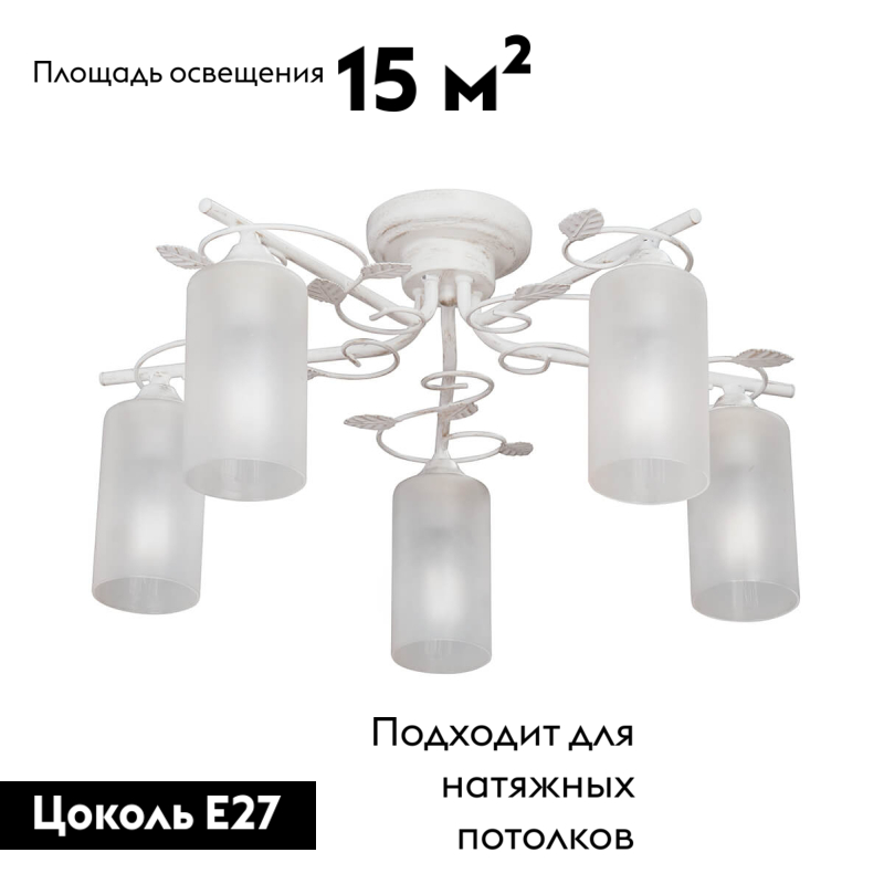 Потолочная люстра Vitaluce V4725-0/5PL