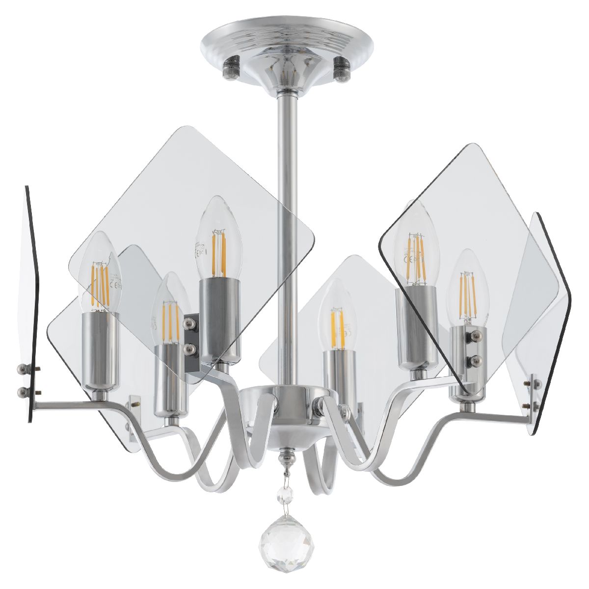 Люстра на штанге Arte Milano Sorrento 375309/6/400 CR