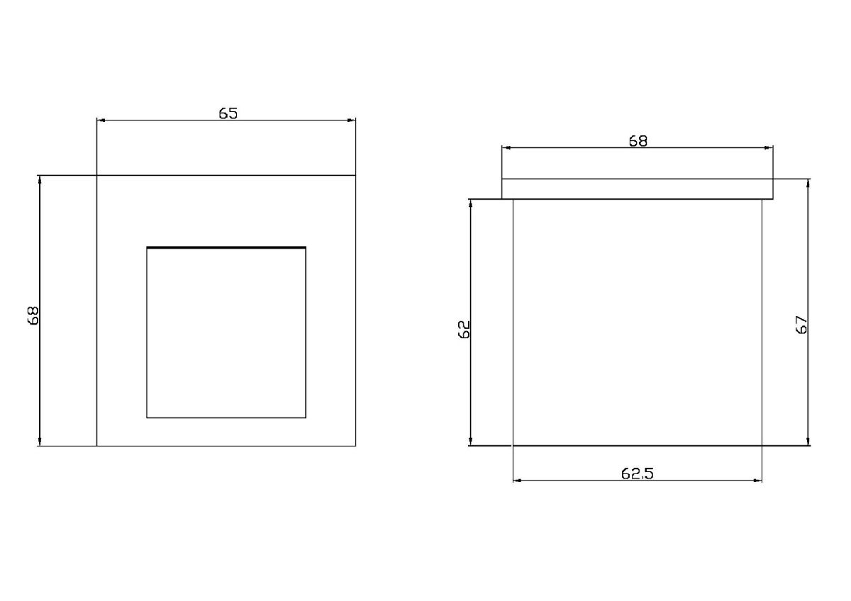 Встраиваемый светильник Maytoni Arca O038-L3B