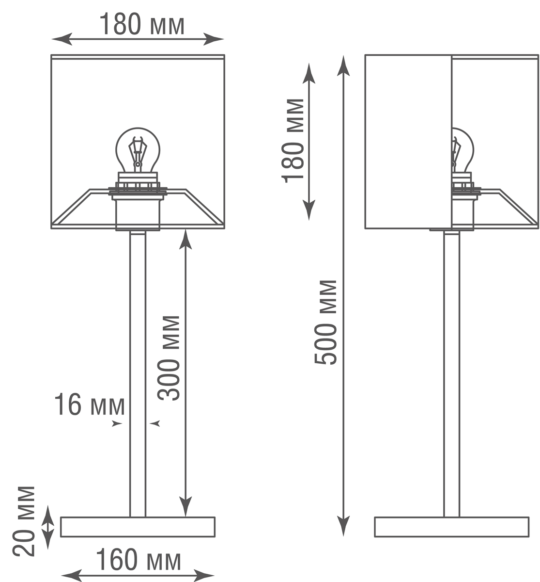 Настольная лампа Donolux Prague T111048.1A SCB