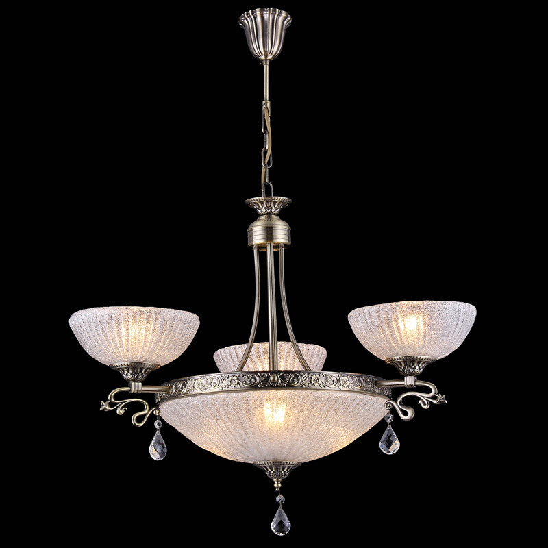 Подвесная люстра Natali Kovaltseva 11300/3+3C ANTIQUE