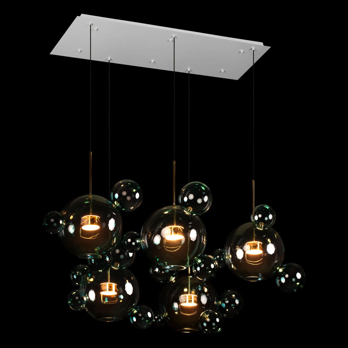 Подвесная люстра Loft IT Bolle 2027-S5 Blue