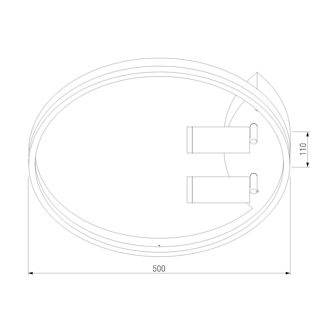 Потолочная люстра Eurosvet Luminari 90247/3 белый/хром Smart
