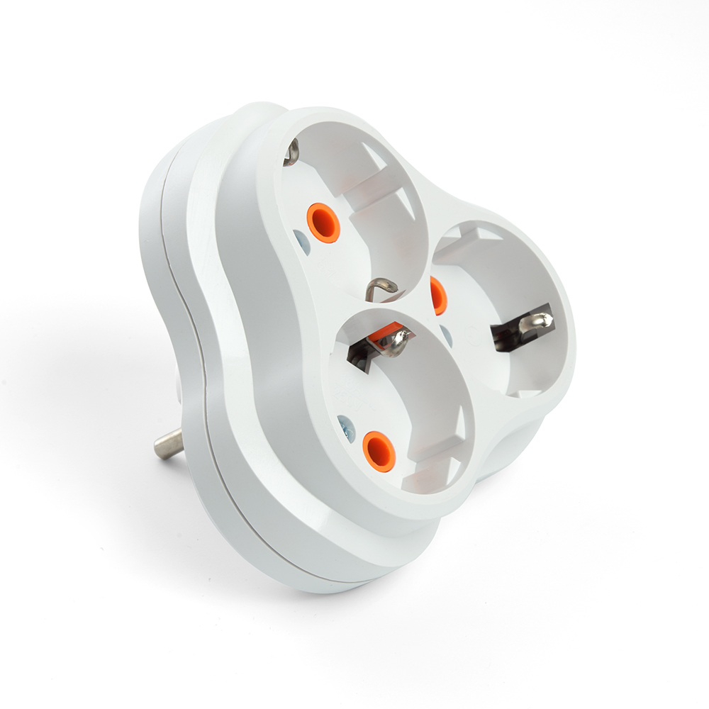 Разветвитель сетевой Stekker ADP16-23-21 49165