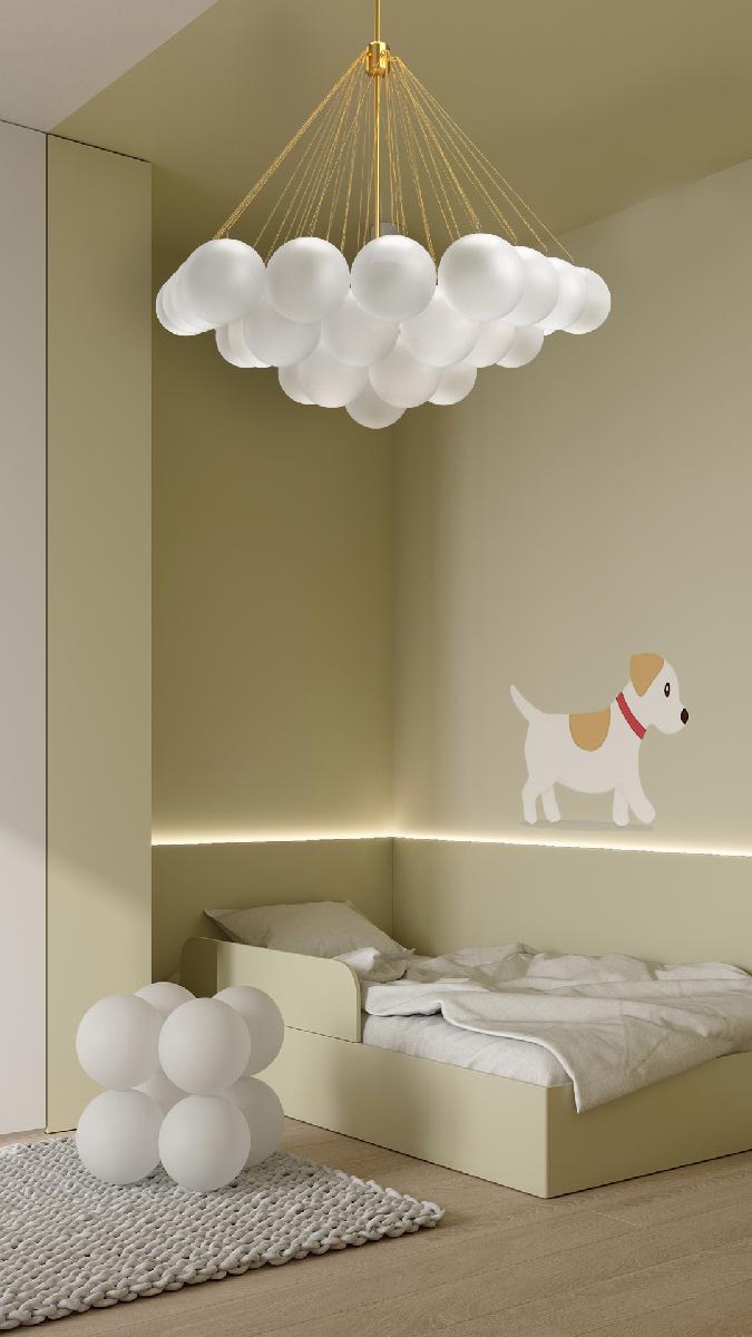 Подвесная люстра Milosh tendence 0839CL-3GD