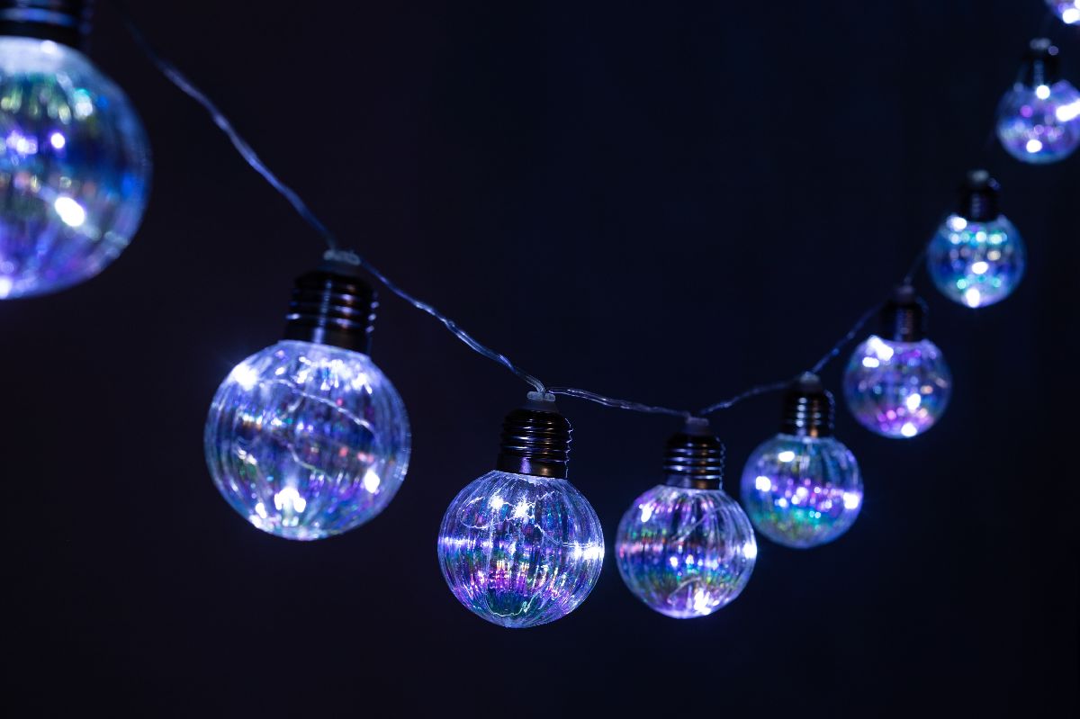 Садовая гирлянда Радужные лампочки на солнечной батарее Эра ERASF23-22 Б0062371