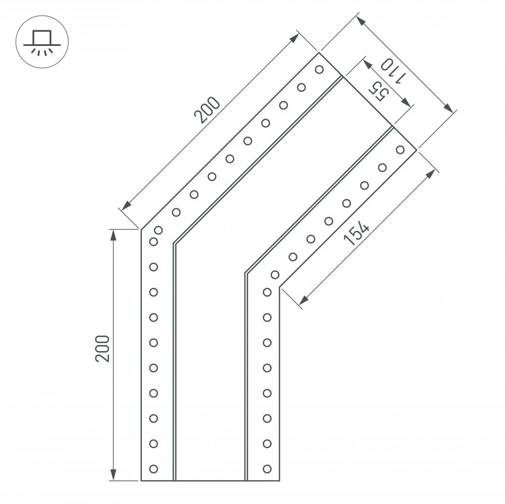 Соединитель профиля Arlight SL-LINIA 030129