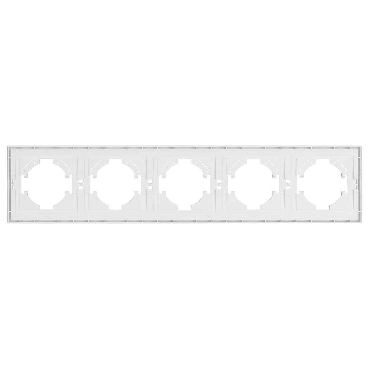 Рамка пластиковая на 5 постов Arlight FRM-TENDO-PL-5-WH 053851