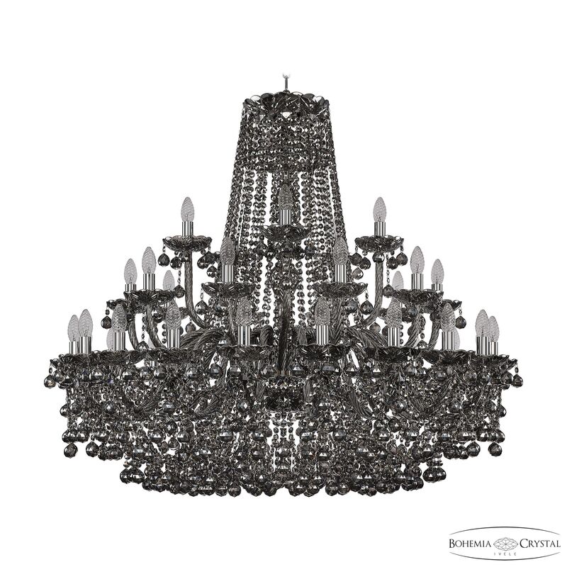 Подвесная люстра Bohemia Ivele Crystal 1409/20+10+5/400 Ni M781
