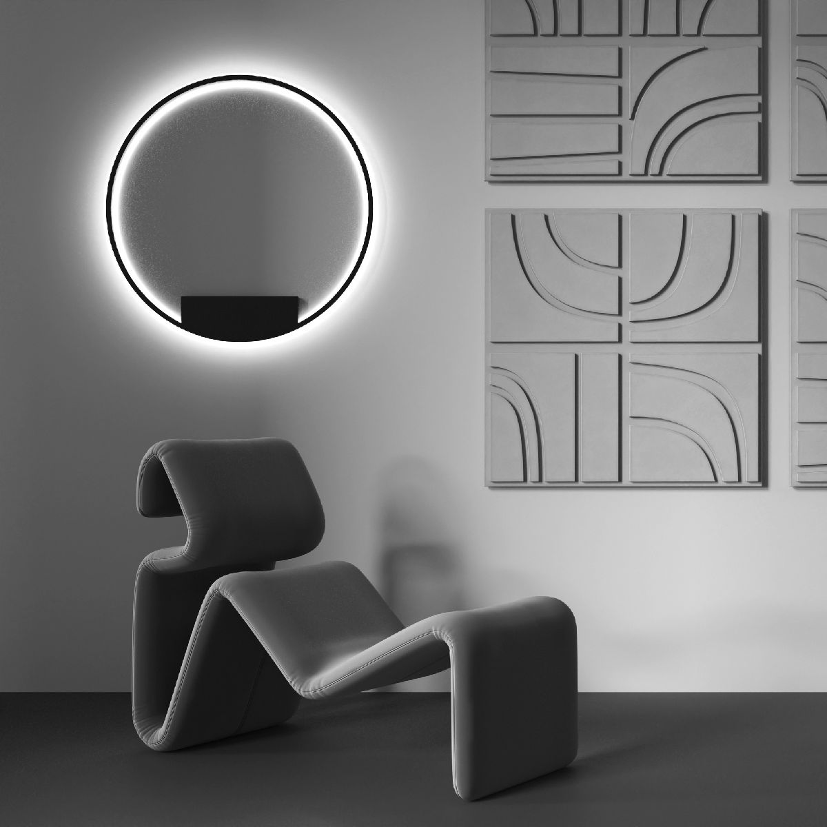 Настенный светильник Maytoni Rim MOD058WL-L50B4K