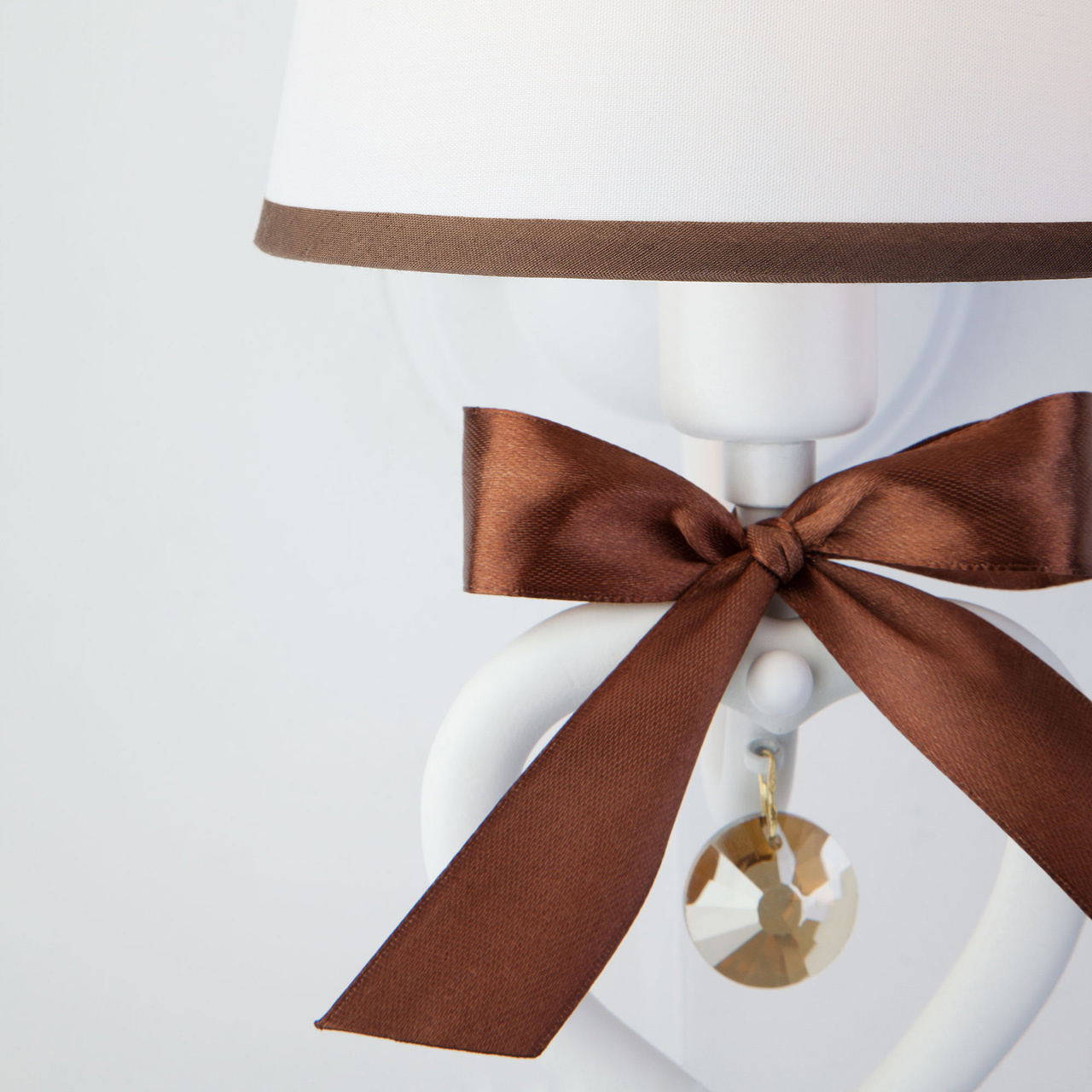 Бра Eurosvet Terry 60066/1 белый/коричневый