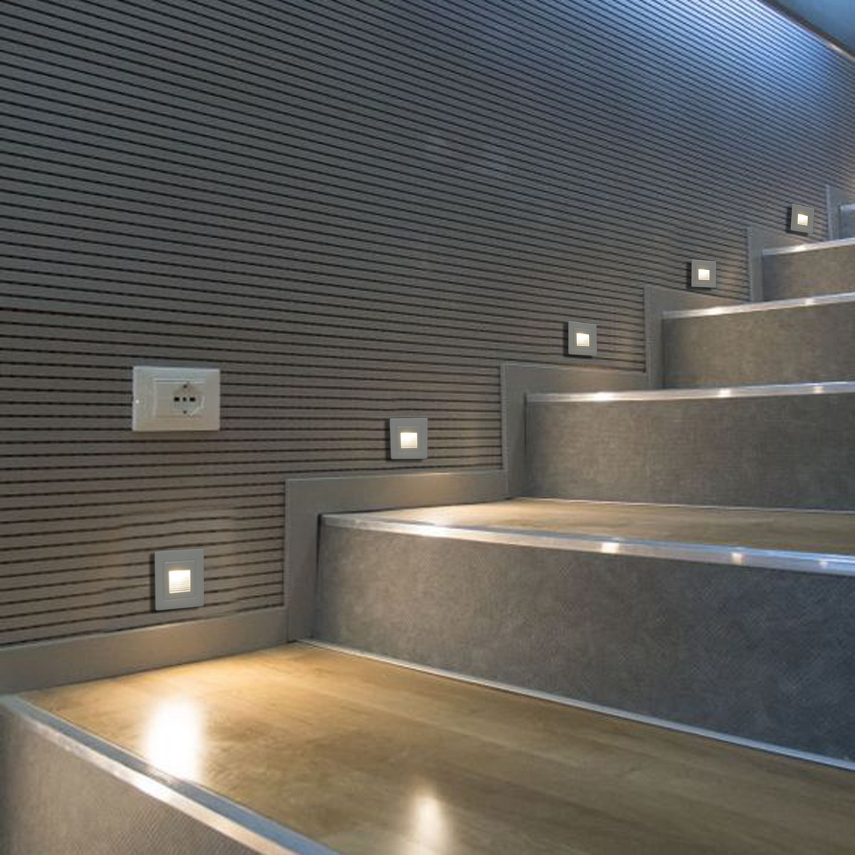 Подсветка для лестниц Reluce 86601-9.0-001TL LED1W GR