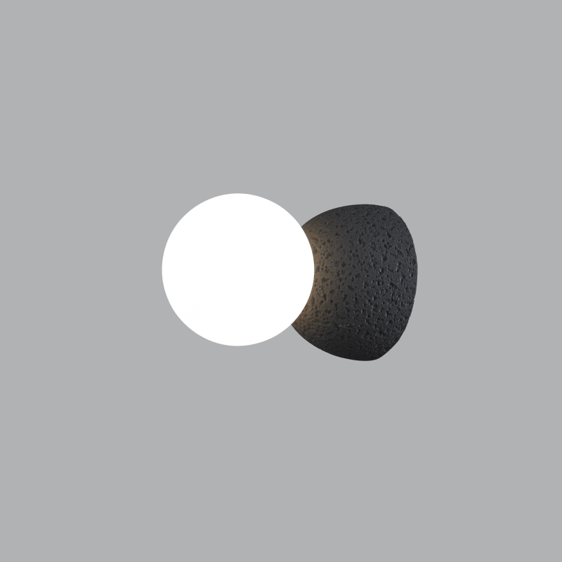 Бра iLamp Foxtrot 10695W/1-D100 BK-WH