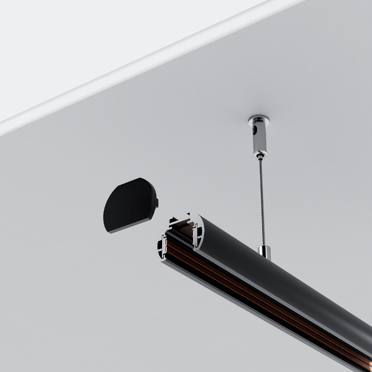 Шинопровод магнитный Maytoni Exility TRXM034-R-412B