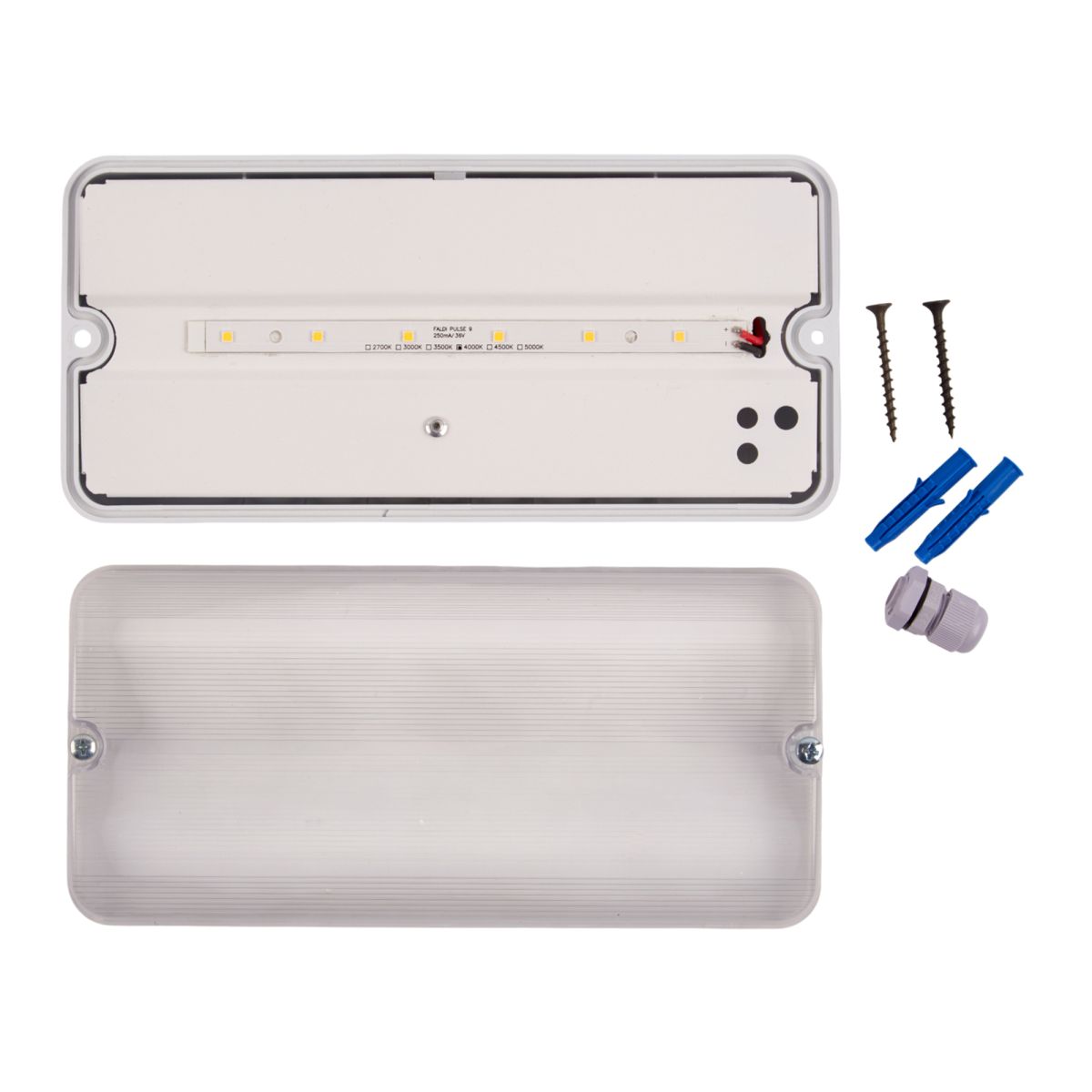 Светильник пылевлагозащищенный Uniel ULW-K25A 6W/4000K IP65 WHITE UL-00013350