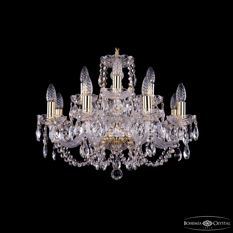 Подвесная люстра Bohemia Ivele Crystal 1406/8+4/195 G