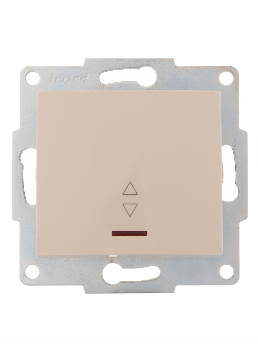 Выключатель проходной с подсветкой Lezard Karina 707-0388-114