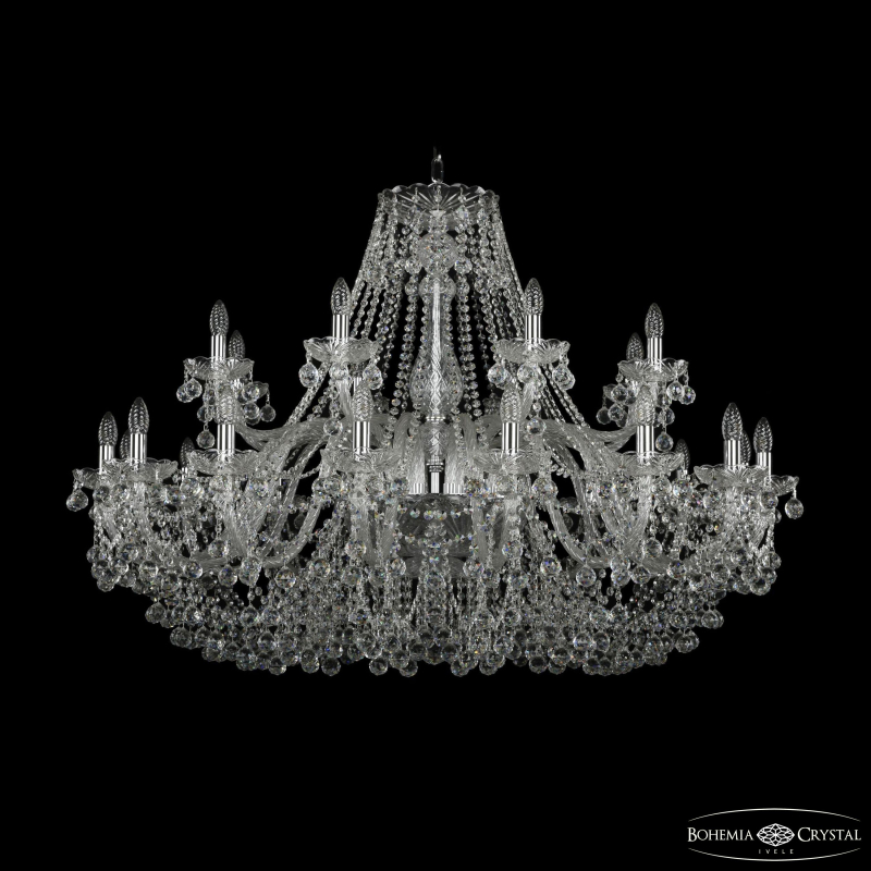 Подвесная люстра Bohemia Ivele Crystal 1409/16+8/460 Ni