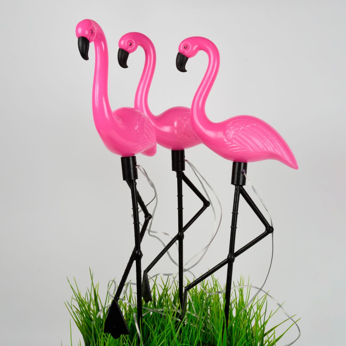 Садовый светильник на солнечной батарее (3 шт.) Uniel USL-S-833/PM530 FLAMINGO SET3 UL-00012698