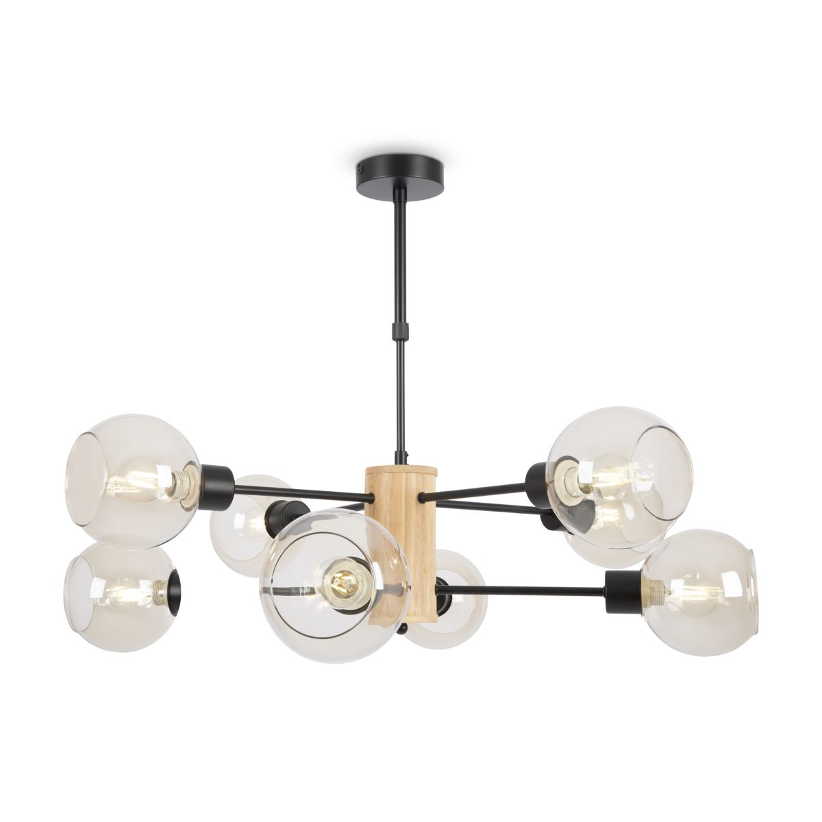 Люстра на штанге Freya Marvin FR5055PL-08B