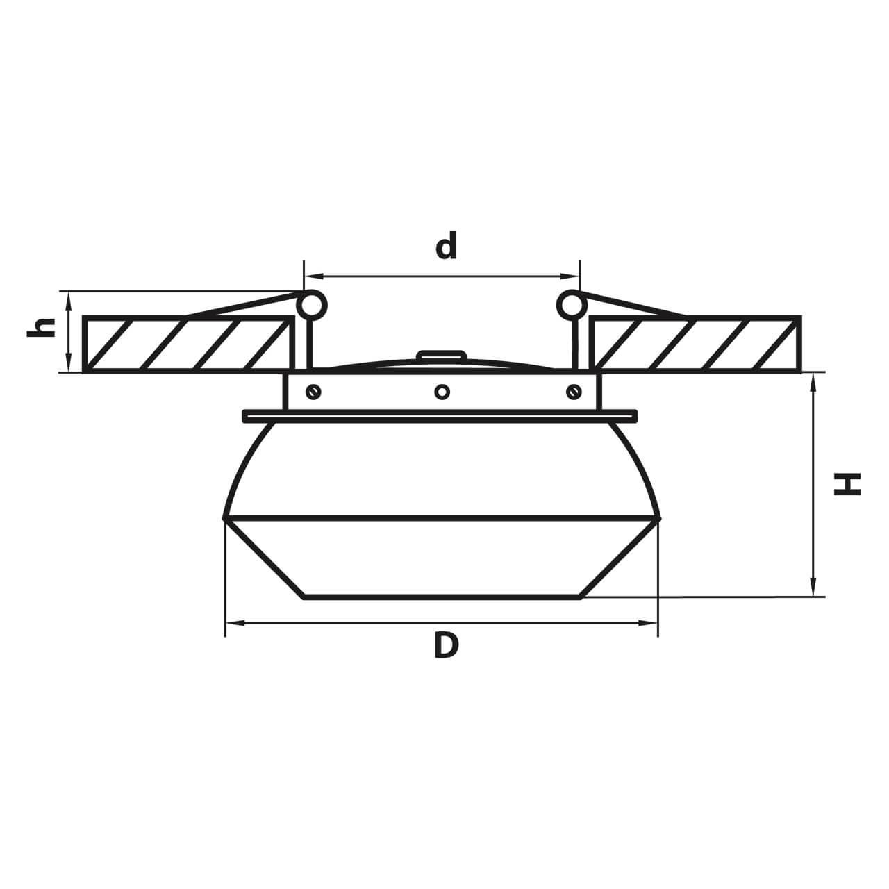 Встраиваемый светодиодный светильник Lightstar Orbe 051306