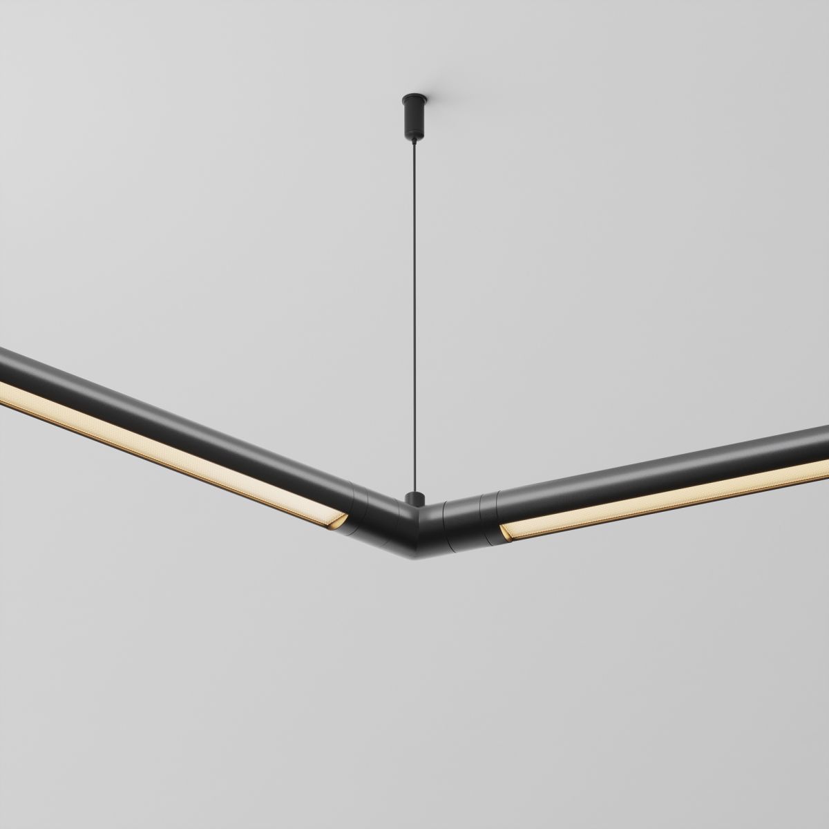 Угловой коннектор 120° без ввода питания Maytoni Shelf CA018LWC-B